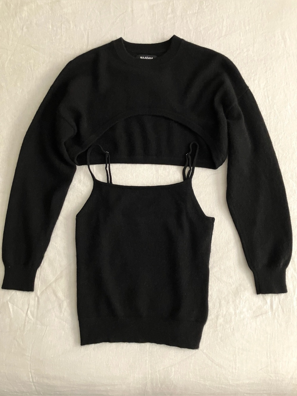 NAADAM Cashmere Tank & Bolero Set